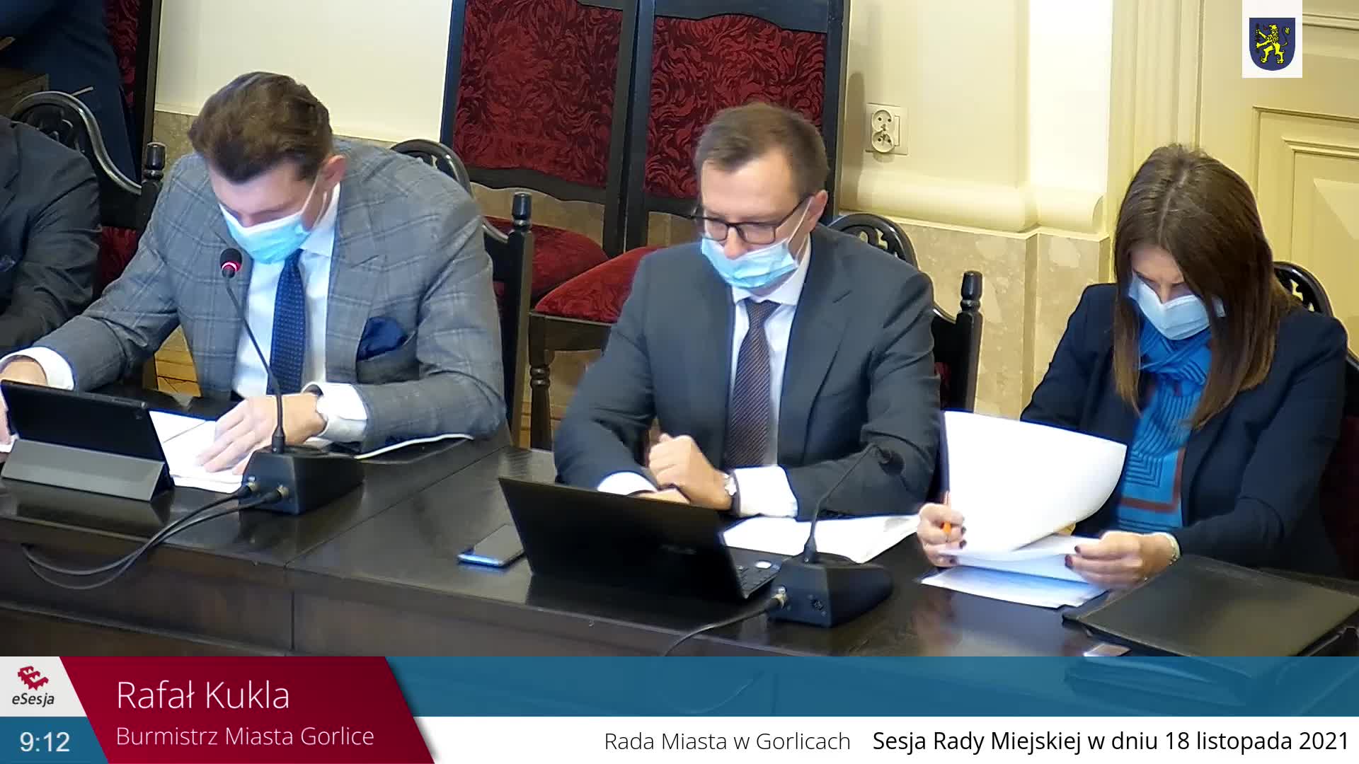 XXXIX Sesja Rady Miasta Gorlice z 18.11.2021
