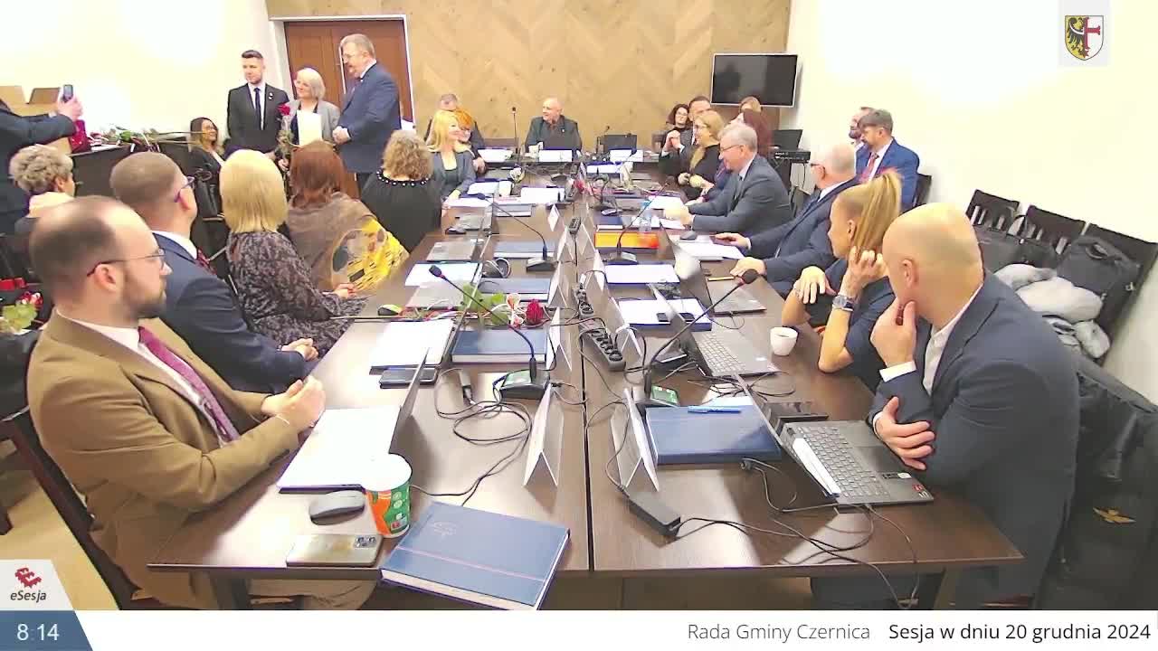 X Sesja Rady Gminy Czernica dn. 21 grudzień 2024 r